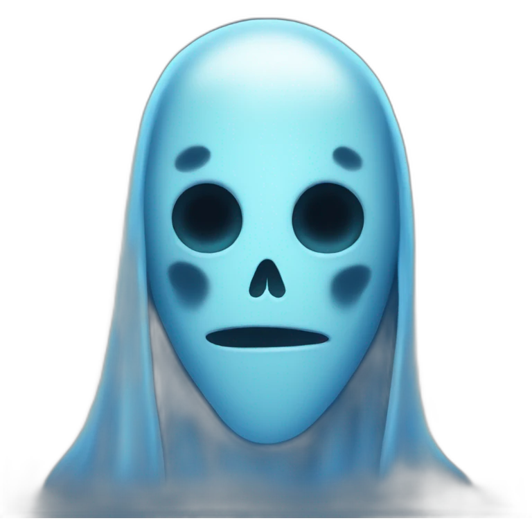 blue ghost emoji