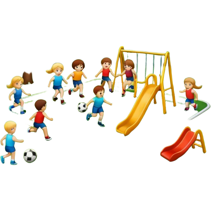 playground running sports field emoji