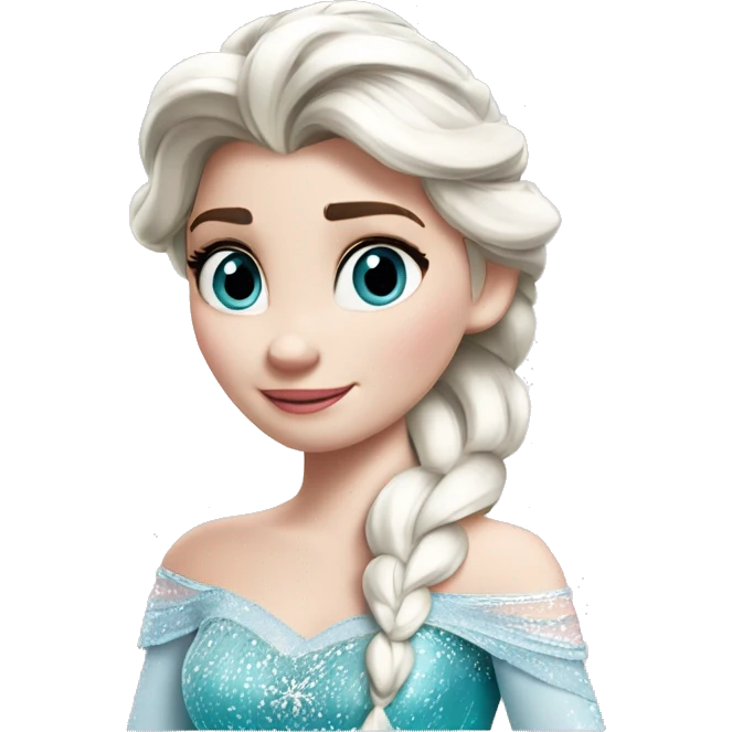 The Disney princess elsa emoji
