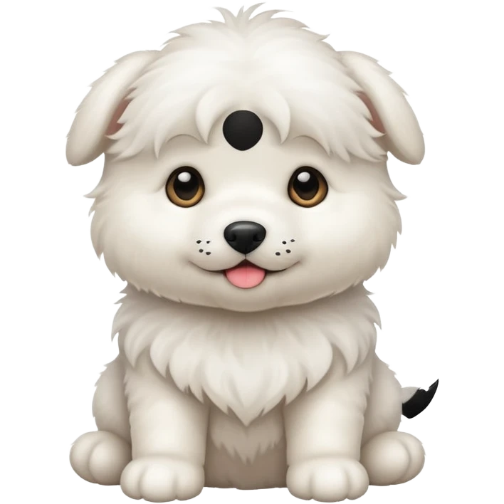 white puppy emoji