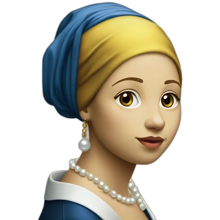 Johannes Vermeer Girl with a Pearl Earring emoji