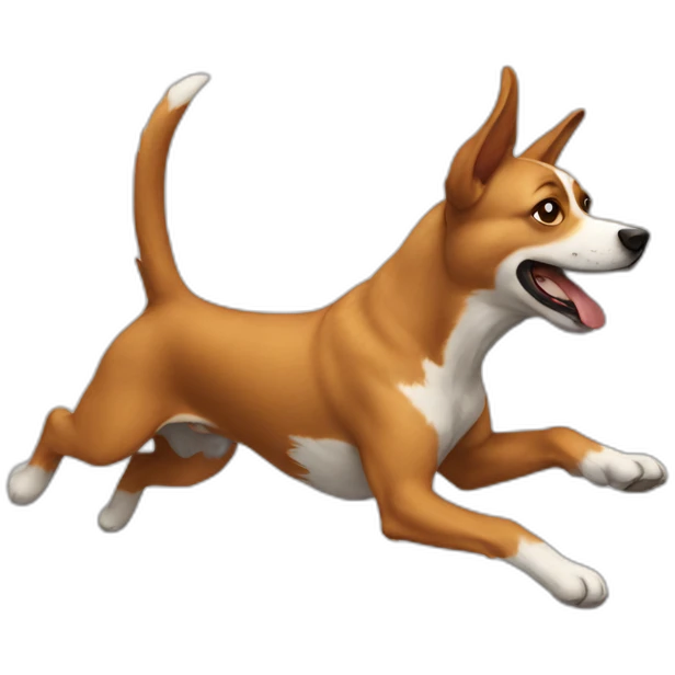 flying dog emoji