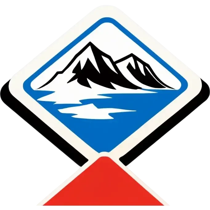 Blaues Schild auf den Nordkapp steht emoji