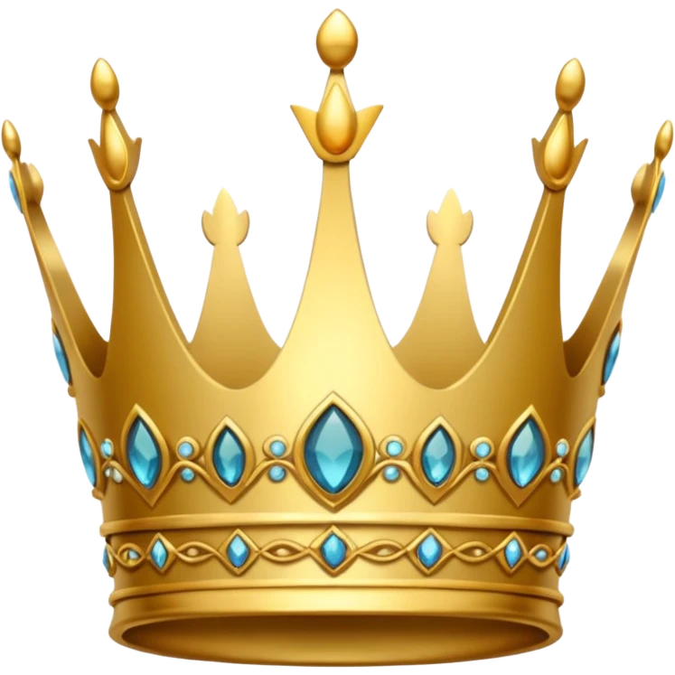 Solo la corona delicata emoji