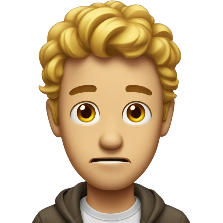 Confused guy emoji