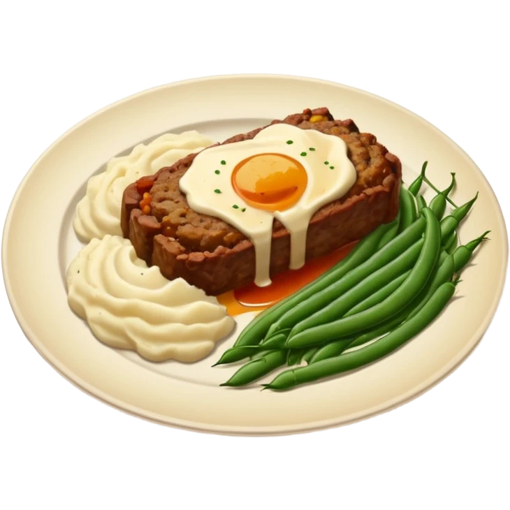 Homemade dishes on a plate, warm cozy colors, simple shapes, flat design, high contrast, friendly and inviting. emoji