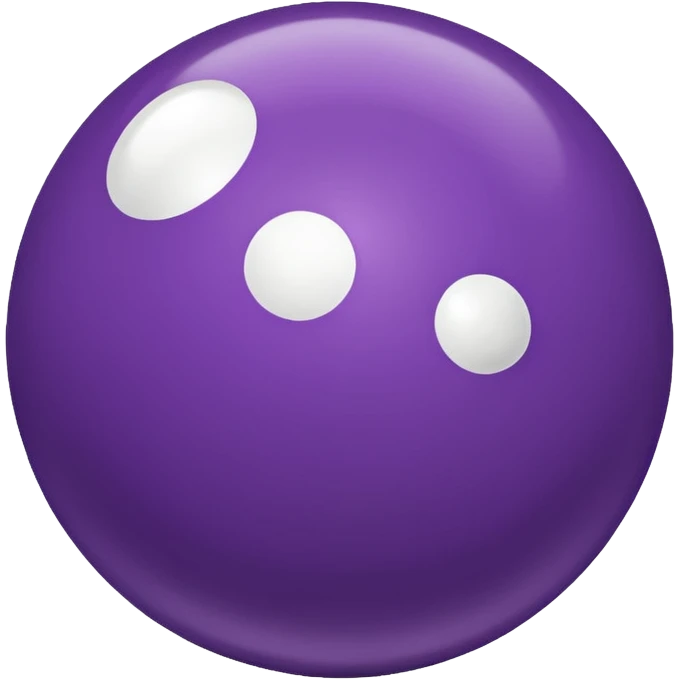 purple 4 pool ball solid emoji