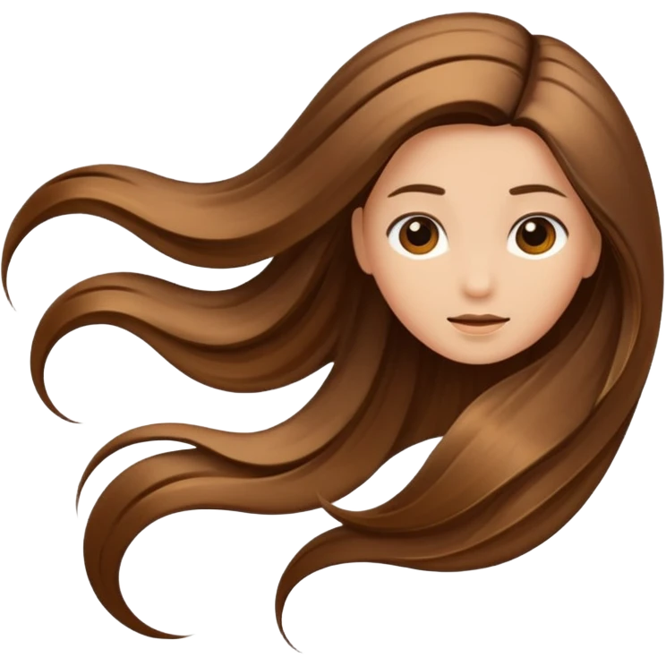 Hair strands  emoji