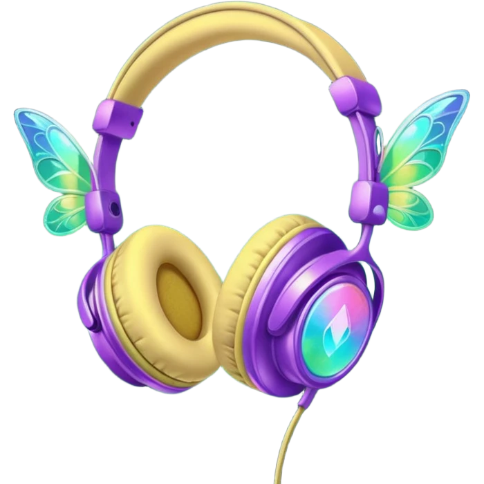 fairy headphones emoji
