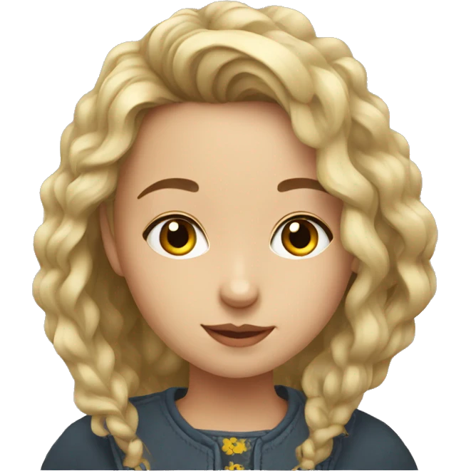 Ukrainian girl content creator emoji