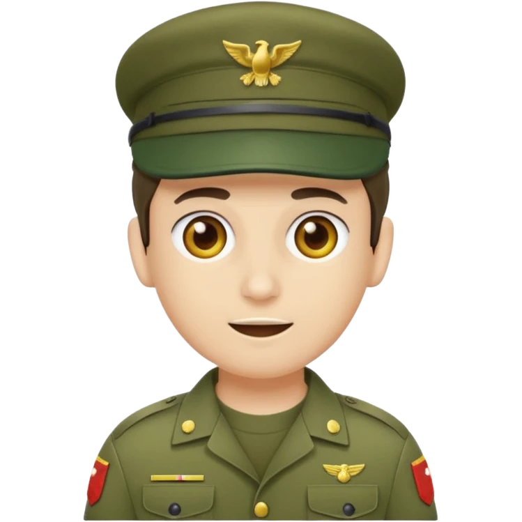 ARMY SOLDER CAP emoji