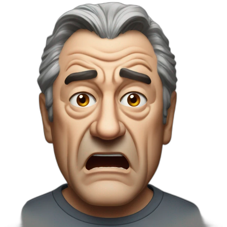 angry robert de niro. emoji
