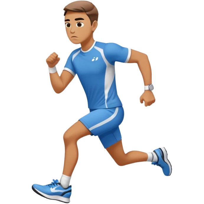 Man running after hyundai ionic emoji