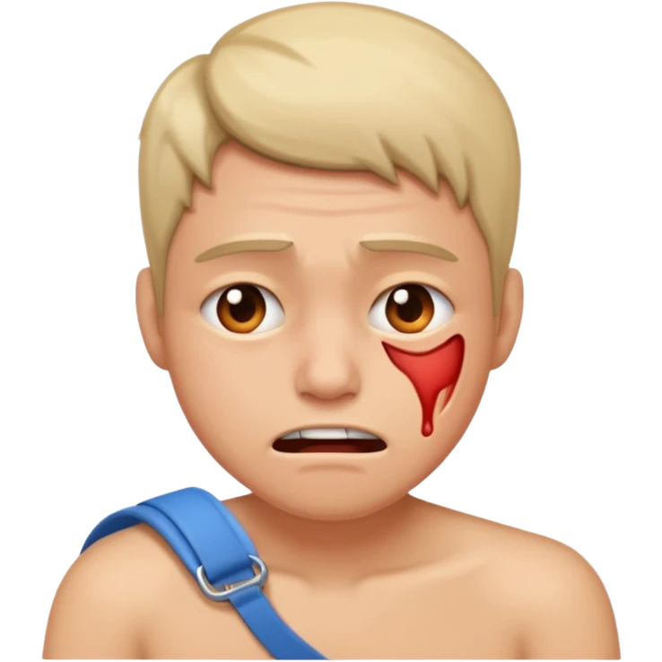 Hurt  shoulder emoji