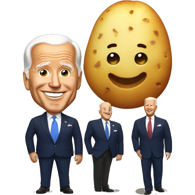 Joe Biden and Potato emoji