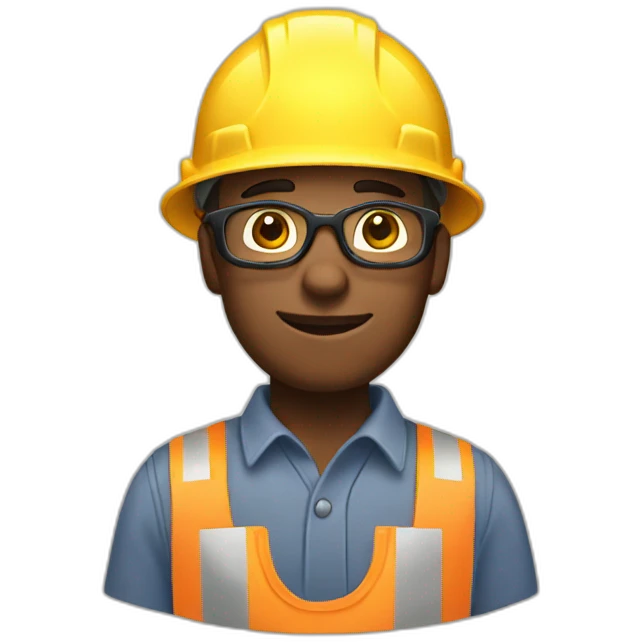 Construction worker emoji
