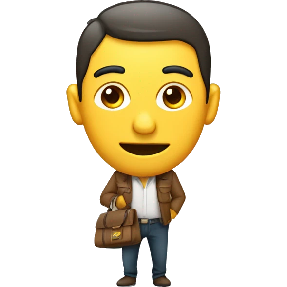 Ladron  con bolsa en la espalda  emoji