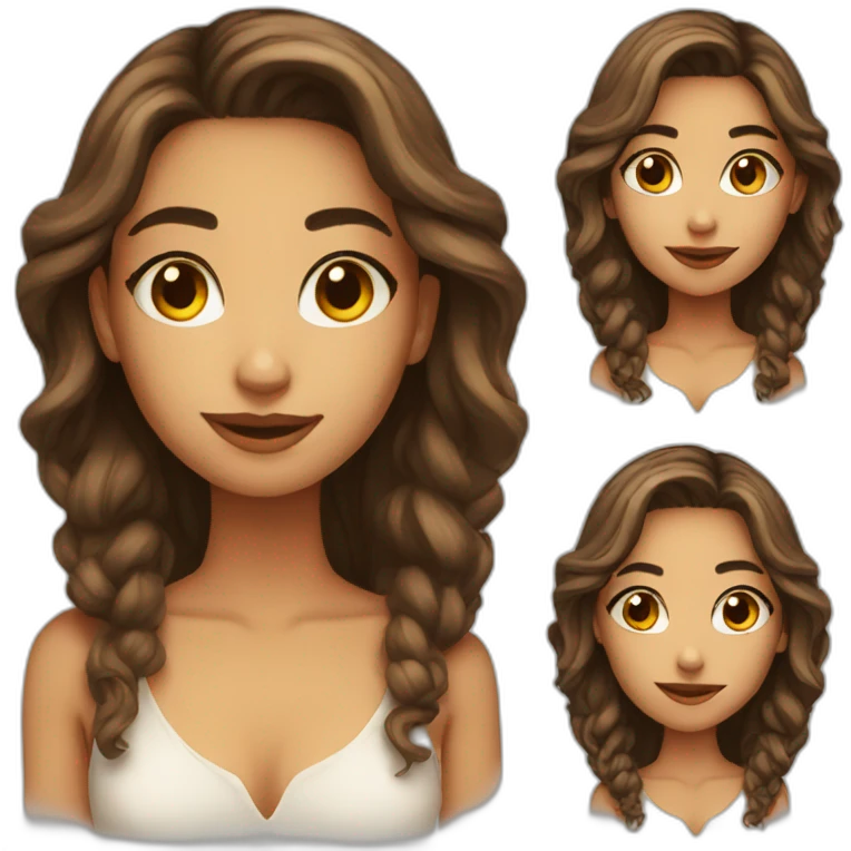 Beautiful girl emoji