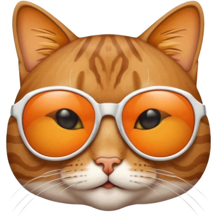 Cat wearing sunglasses emoji