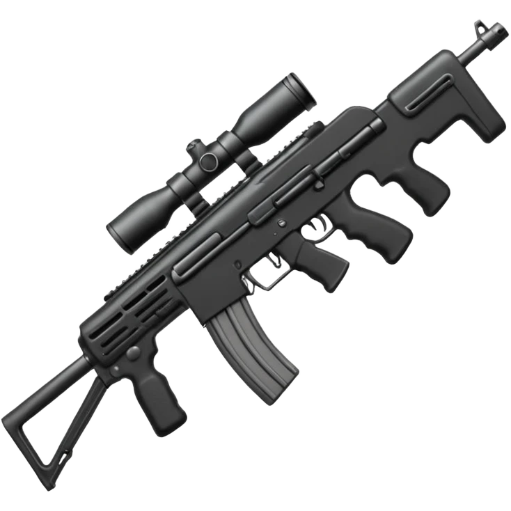 émoji avec écrit "libérez Fazer" fusil d'assaut emoji