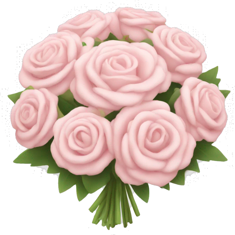 Light pink bouquet  emoji