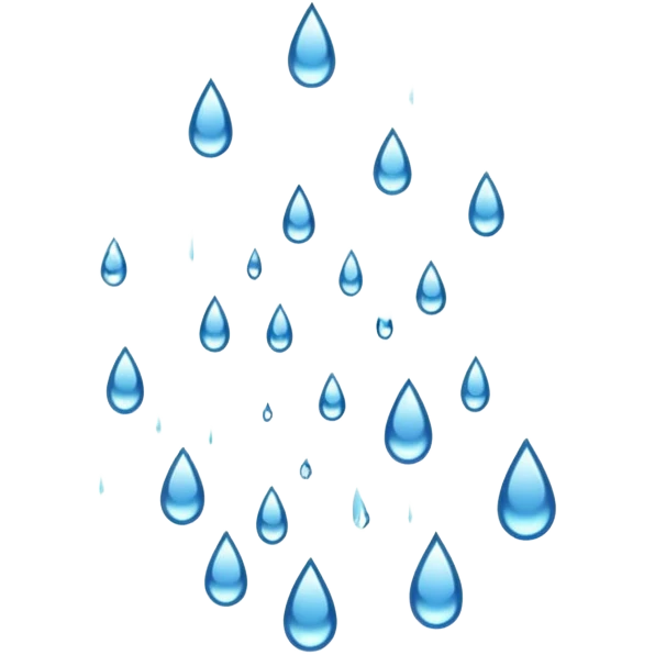 Making it rain emoji