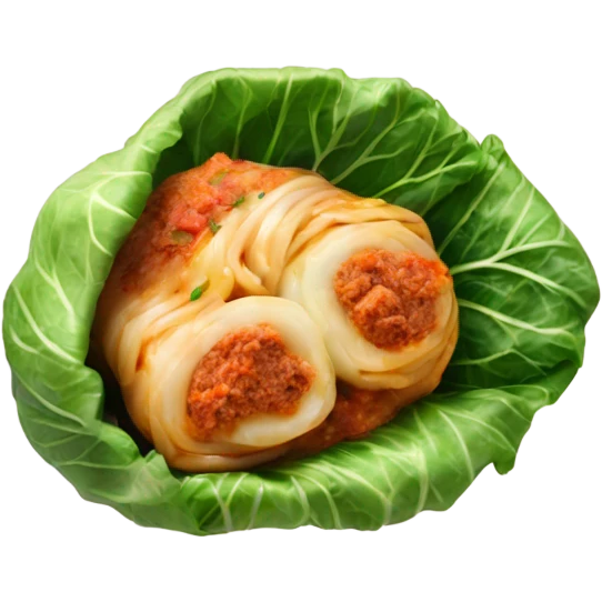 Stuffed cabbage rolls emoji