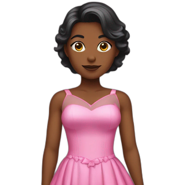 Batman pink dress emoji