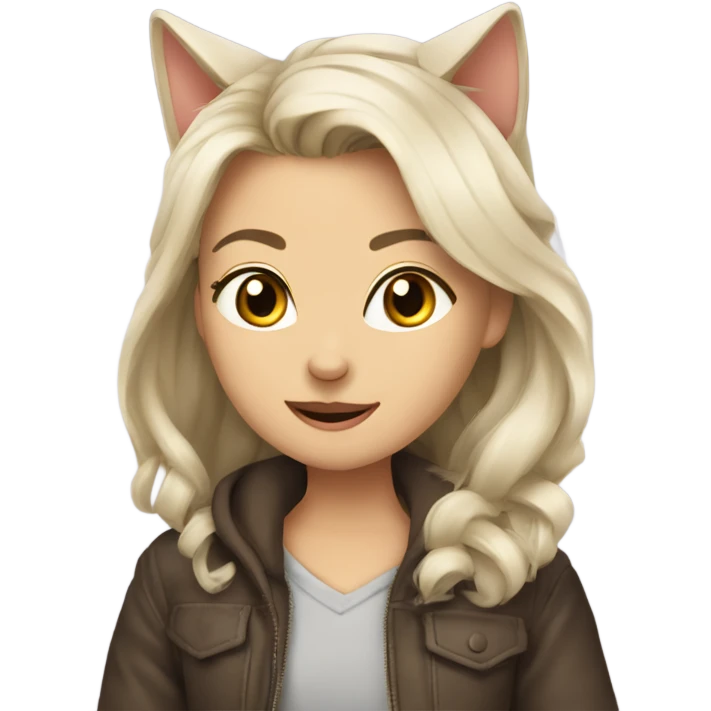 Вислоухая кошка  emoji