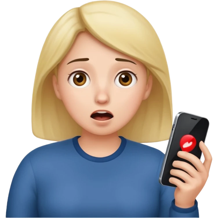 Accidentally butt dialing someone emoji