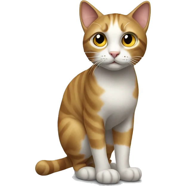 cat standing in full body facing left  emoji