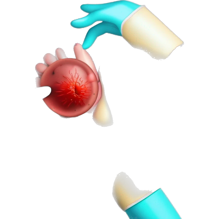 handling wounds with gloves emoji