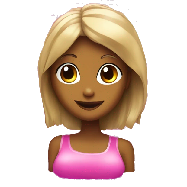 Pink vibe disco ball with girl thing on it emoji