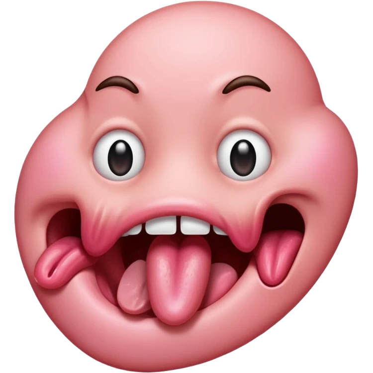 Sexy tongue emoji