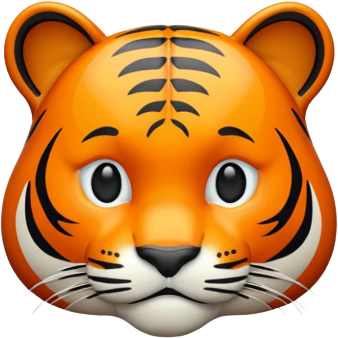 Tiger emoji, 4 legs, 3D emoji style emoji