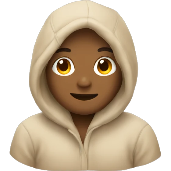Cozy emoji beige emoji