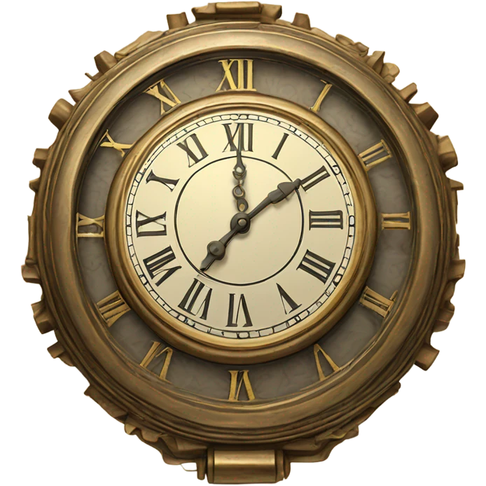 Clock it  emoji