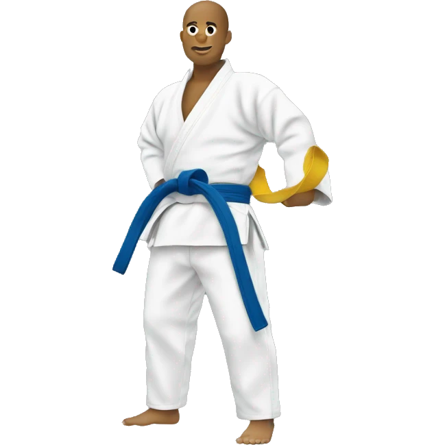 all the Judo color belt emoji