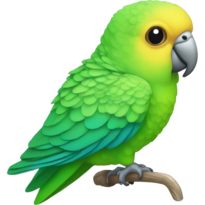 Shell parakeet emoji