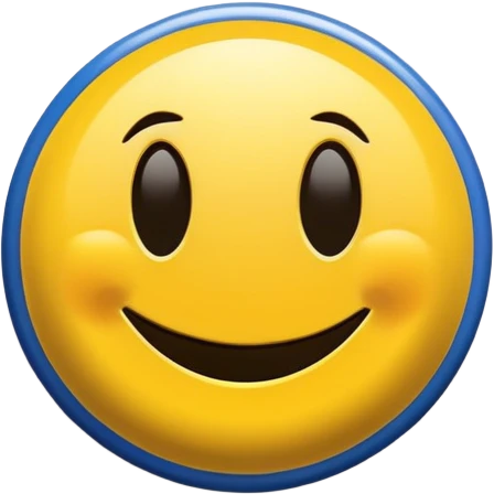 Leeds united smiley badge.  emoji