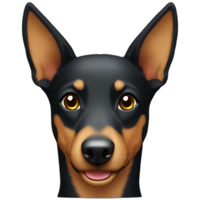 australian kelpie christmas hat emoji