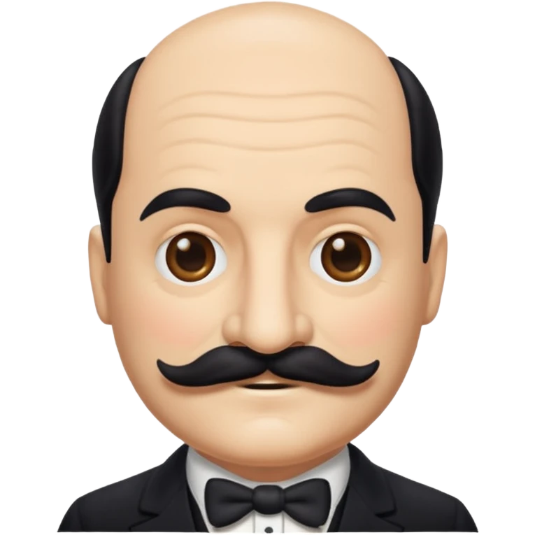 Hercules poirrot as an emoji emoji