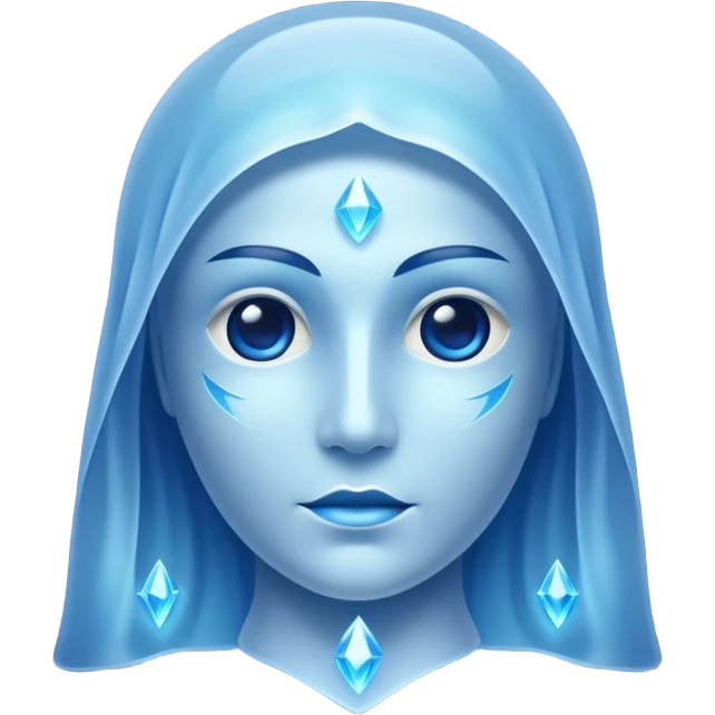 Glitter Blue Panthom emoji