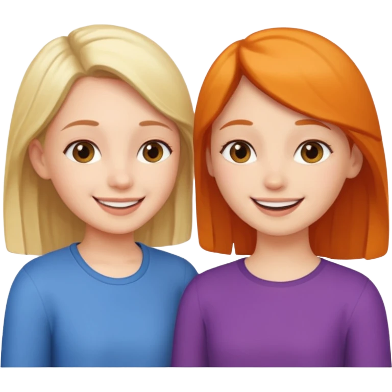 A girl talking to a girl  emoji