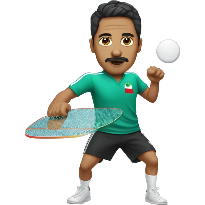 mexican ping pong player emoji