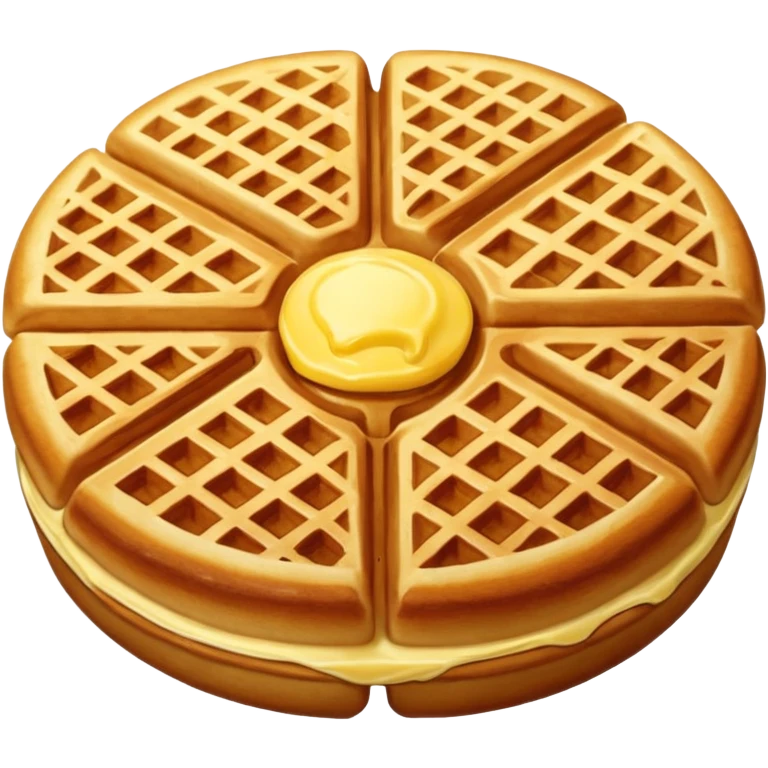 round waffle emoji