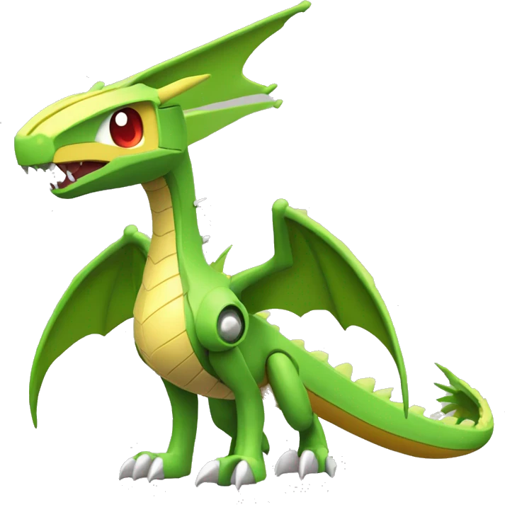 Mechanical Flygon-dragon-Charizard-raptor-Medabot-Mecha full body emoji