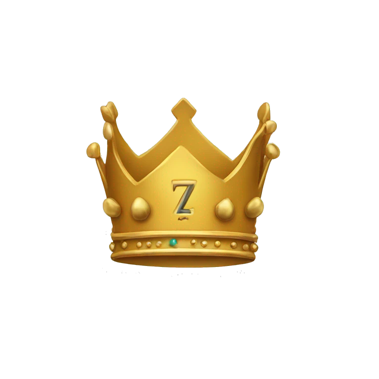 The letter Z with a golden crown  emoji