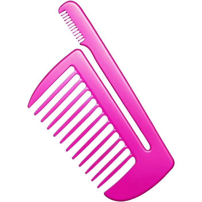 Pink comb  emoji
