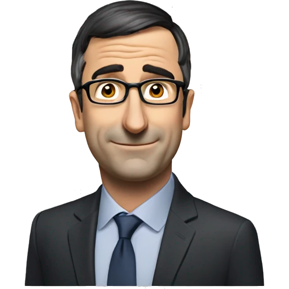john oliver looking smug emoji